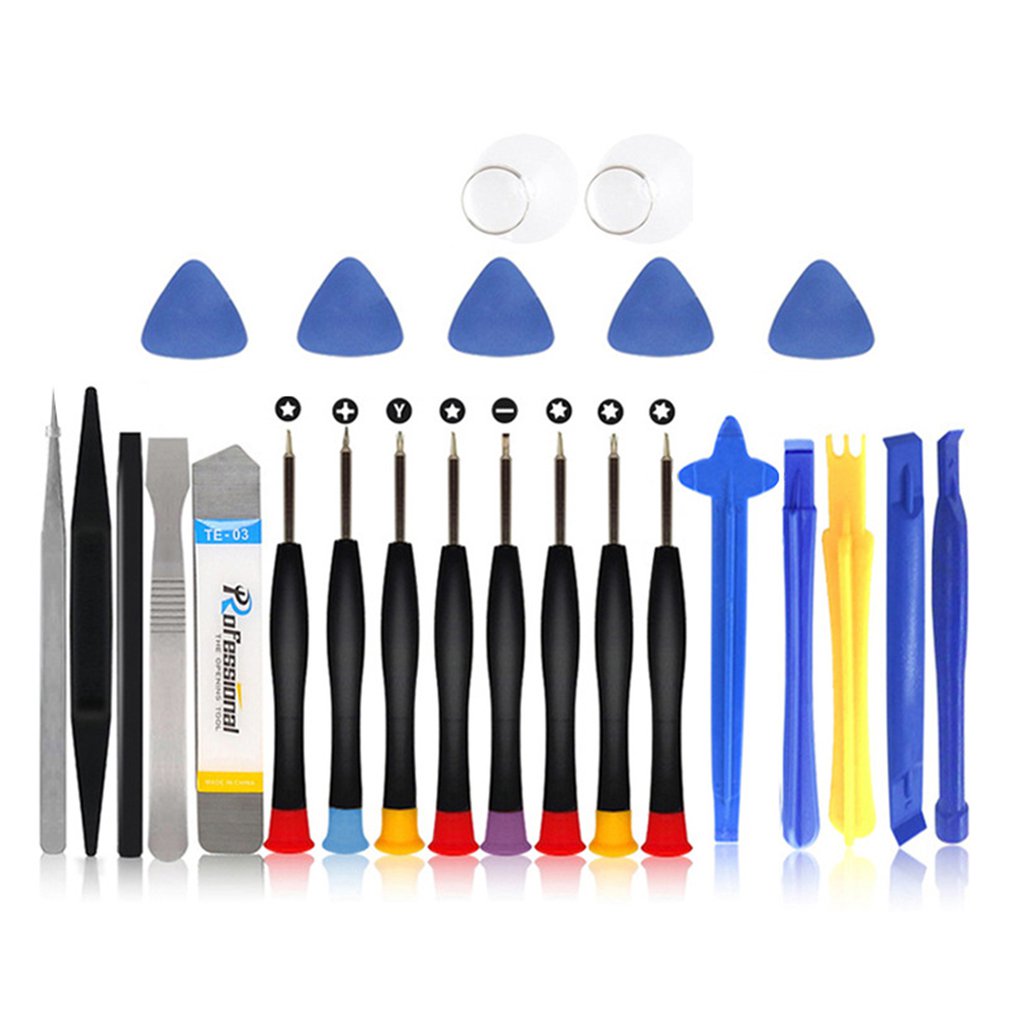 20 in 1 Mobile Phone Repair Tools Kit Spudger Pry Opening Tool Screwdriver Set for iPhone X 8 7 6S 6 Plus 11 Pro XS Hand Tools: Default Title