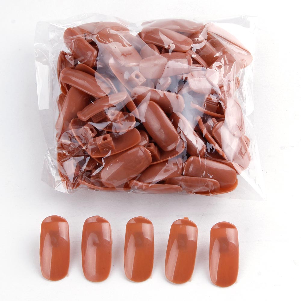 1 øvelse falsk hånd +100 stk neglespids fleksibel holder justerbar diy nail art model hånd manicure værktøj træningsforsyning bevægelig