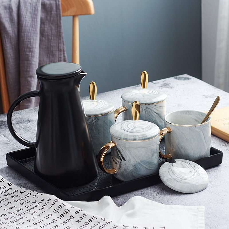 1100ML Water Jug Office Lemonade Pitcher Cold Water Jar Tea Pot Heatproof Beverage Drink Dispenser Drinkware Tea Kettle