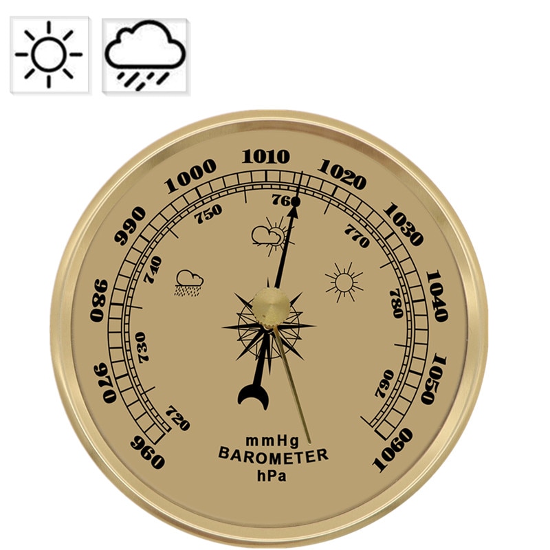 Wandmontage Huishouden Barometer Luchtdrukmeter Weer Air Instrument Barometer Weer Barometer Tools Hoge Nauwkeurigheid