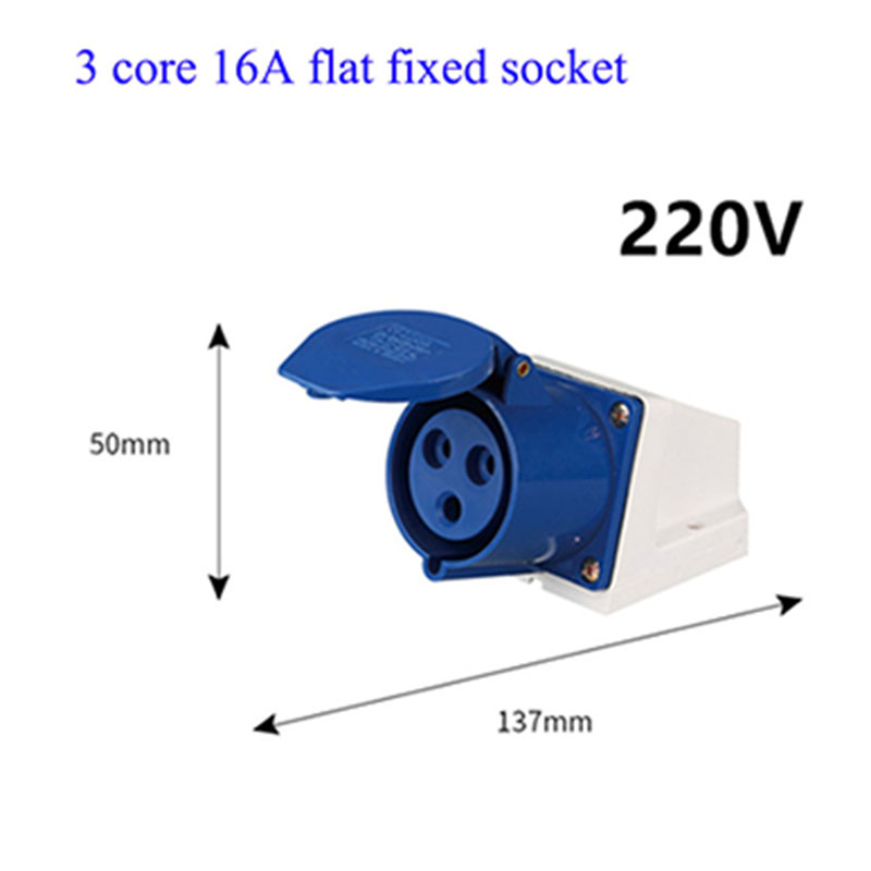 16A Lndustrial Plug Waterproof Explosion-proof Aviation Plug Docking Socket Connector Three-phase Electric 3-core 4-core 5-hole: MULTI