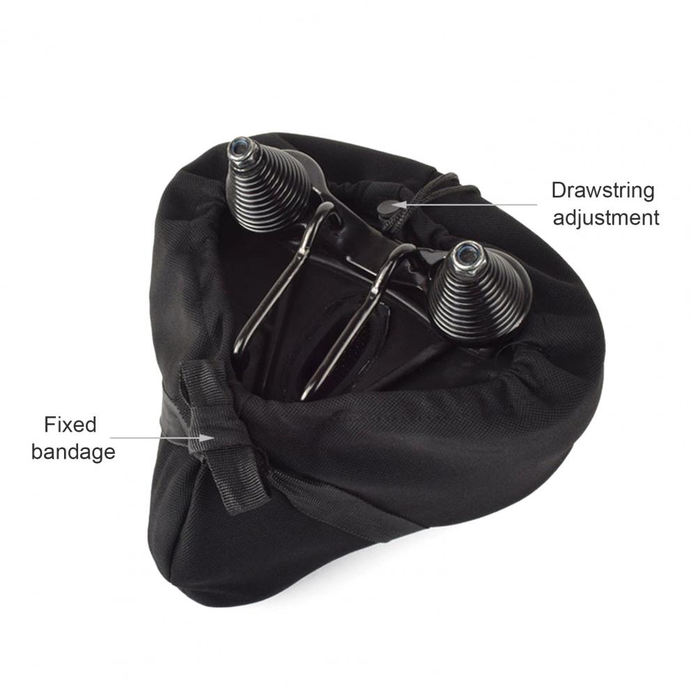 Heimtrainer Sitz Gel Kissen Abdeckung Teile Ergonomischen Für Große Breite Fahrrad Sattel Pad Radfahren Reiten Zubehör Teil