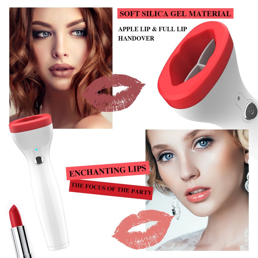 Siliconen Lip Voller Apparaat Automatische Lip Voller Elektrische Plumping Apparaat Beauty Tool Voller Groter Dikkere Lippen