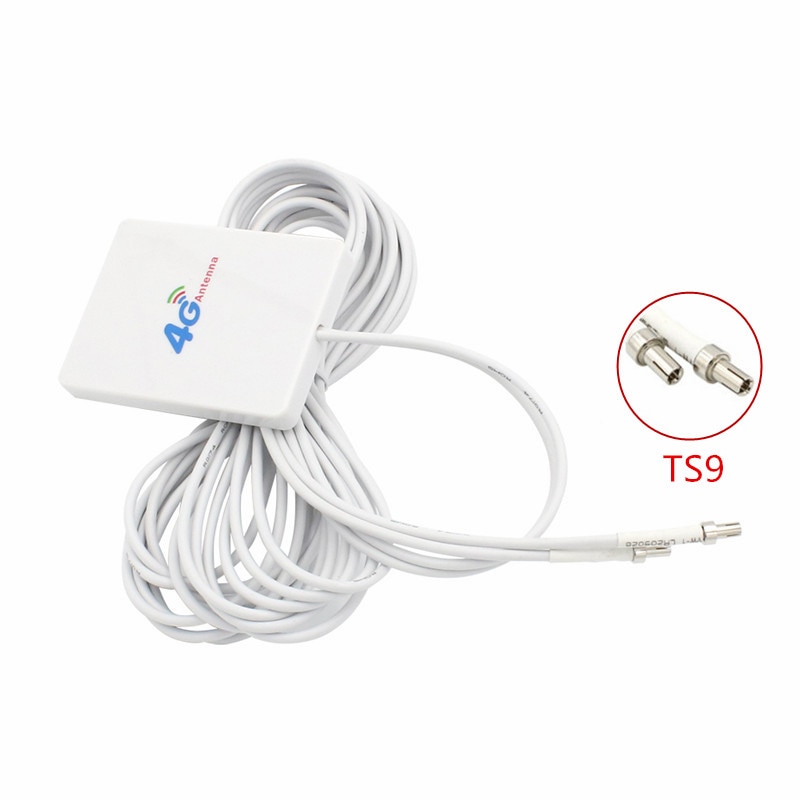 3G 4G Router Antenna Panel antenna 4g LTE Antenna with TS9 CRC9 SMA Connector 3m cable for Huawei 3G 4G LTE Router USB Modem