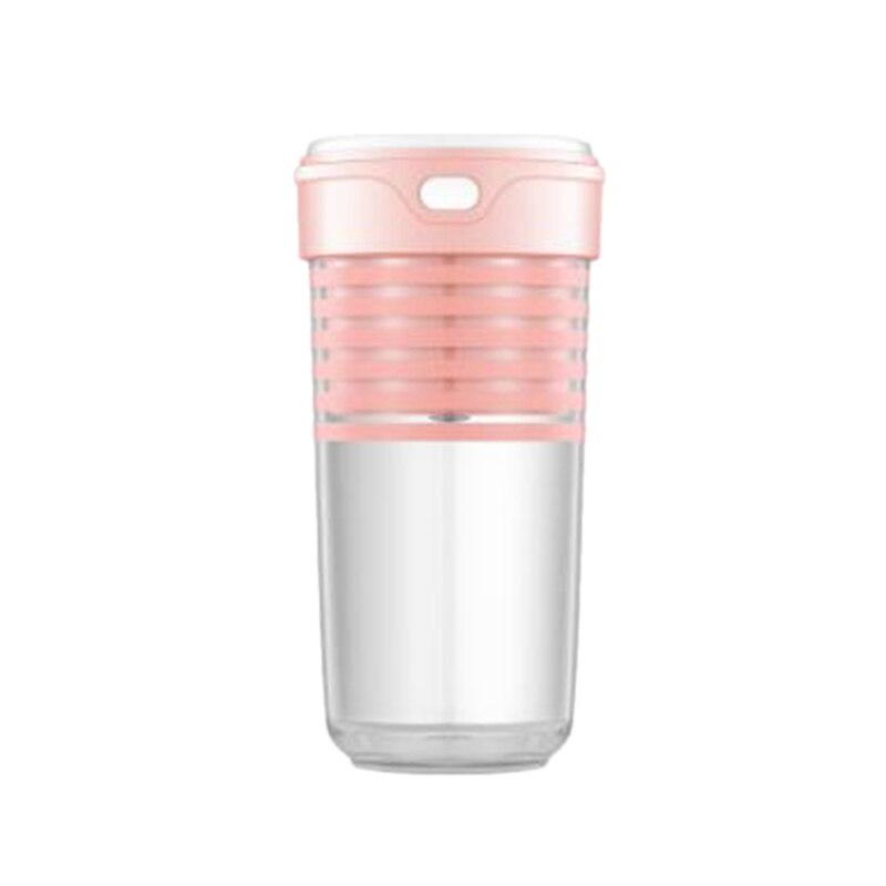 Portable Blender Mini Personal Blender Small Smoothie Blender USB Fruit Juicer Cup: Pink