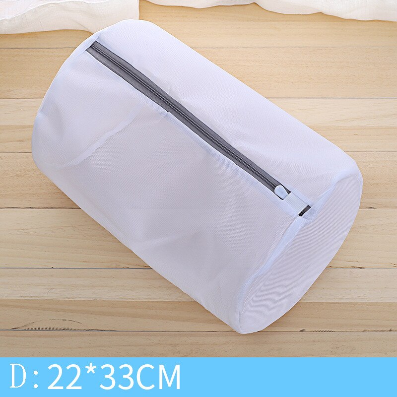 5 Size Mesh Laundry Bag Polyester Laundry Wash Bags Coarse Net Laundry Basket Laundry Bags For Washing Machines Mesh Bra Bag: D