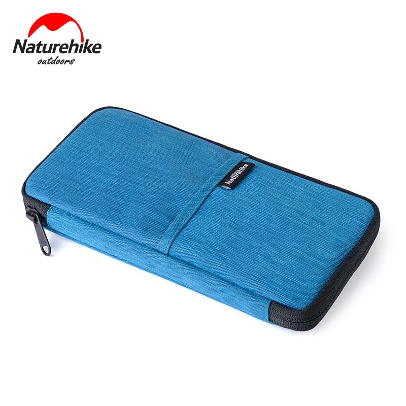 Naturehike Men Women Multiple Family Passport Holder Travel Document Wallet Waterproof Passport Wallet Passport Organizer Case: Blue