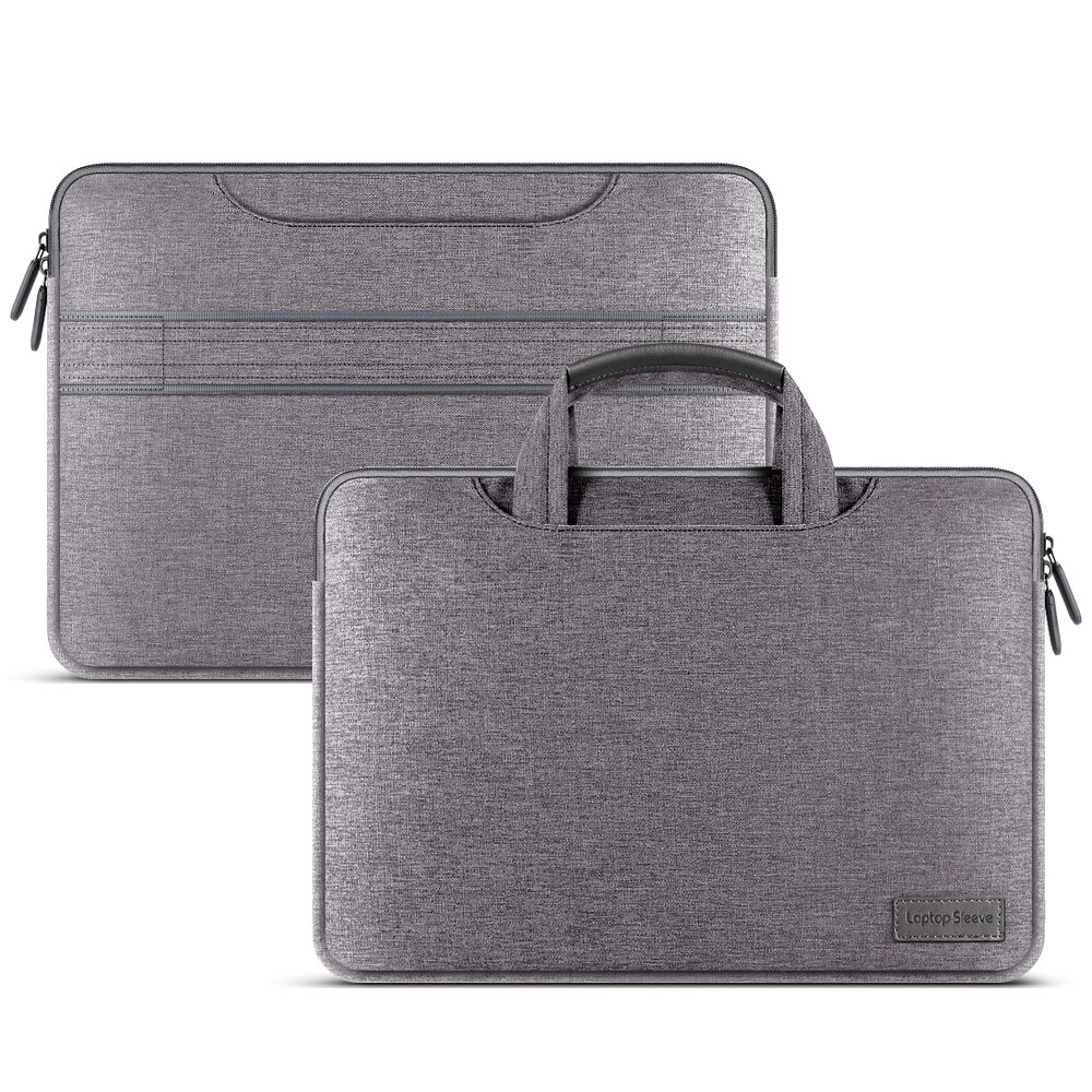 Torba na laptopa torba pokrowiec na Macbook Air Pro 11 12 13 14 15.4 15.6 cala wodoodporna torebka etui na notebooka ASUS Lenovo Dell HP: Gray / 11 12 inch
