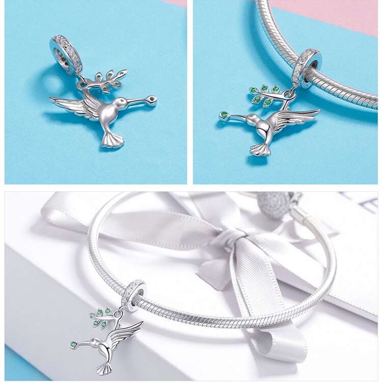 chihuahua placki delfin sowa karp żółw koliber żyrafa urok emaliowane koraliki 925 srebro oryginalny patelnia bransoletka panie DIY bijoux