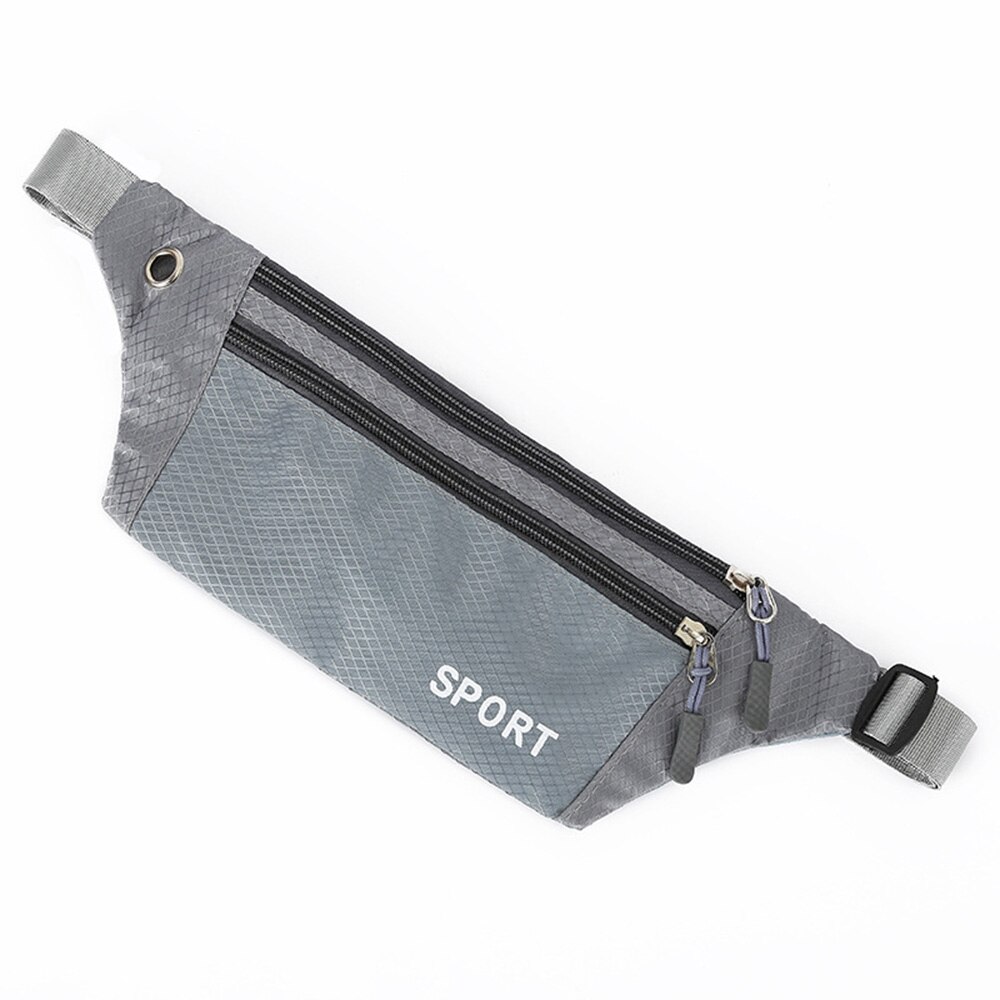 Fanny Pack taille pochette Sport ceinture sac pour taille poitrine hanche Bum léger 3 poches en plein air cyclisme randonnée avant sacs