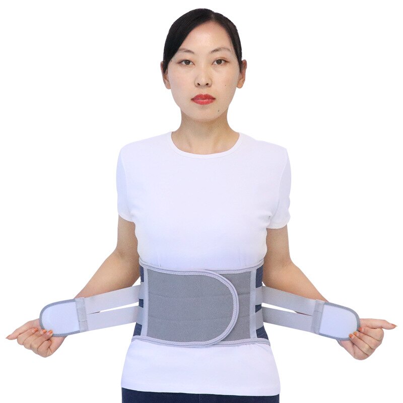 Lændestøttebælte selvopvarmende magnetisk ortopædisk rygbøjlestøtte justerbar talje træningsbælte smertelindrende rygsøjle lige