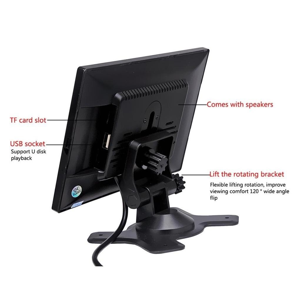 7-Polegada ultra-fino mp5 monitor de mesa suporte de exibição do carro suporte de exibição vários idiomas 16:9/4:3 conversão