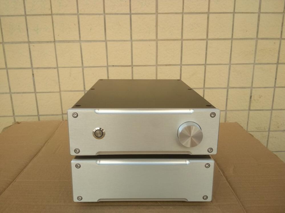 All aluminum case DIY pre power amplifier case all aluminum amplifier case Silver aluminum amplifier chassis box