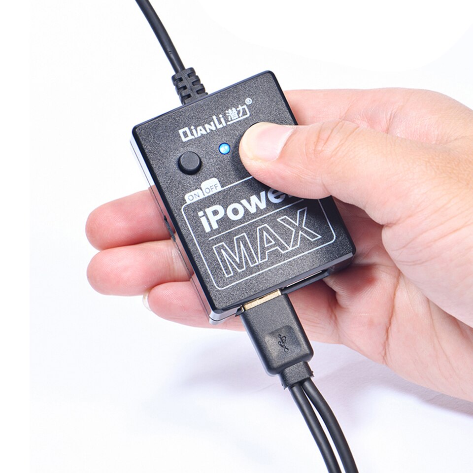 QIANLI Voeding iPowerMAX test Kabel voor iPhone XS MAX X 8G 8P X 7G 7P 6S 6SP 6G 6P DC Power control Draad test lijn iPower