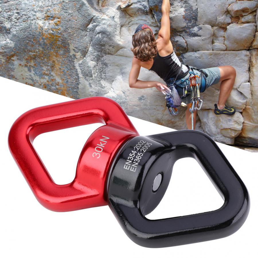 Swing Swivel 30KN Outdoor Rotational Device Safest Swing Swivel Connector for Rock Climbing Yoga Accessories