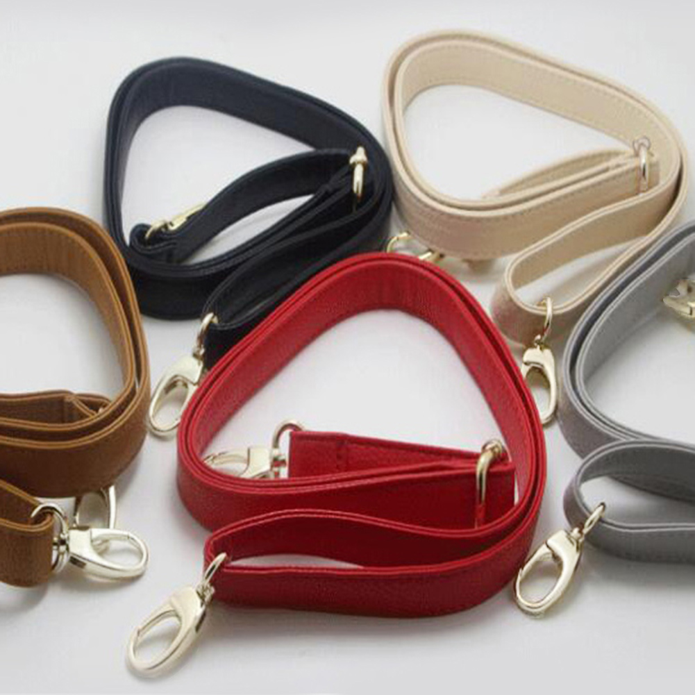 140cm couro do plutônio bolsa de ombro cinta nova cor sólida alça de saco com ferragem de prata diy bolsa alça feminina bolsas cinta
