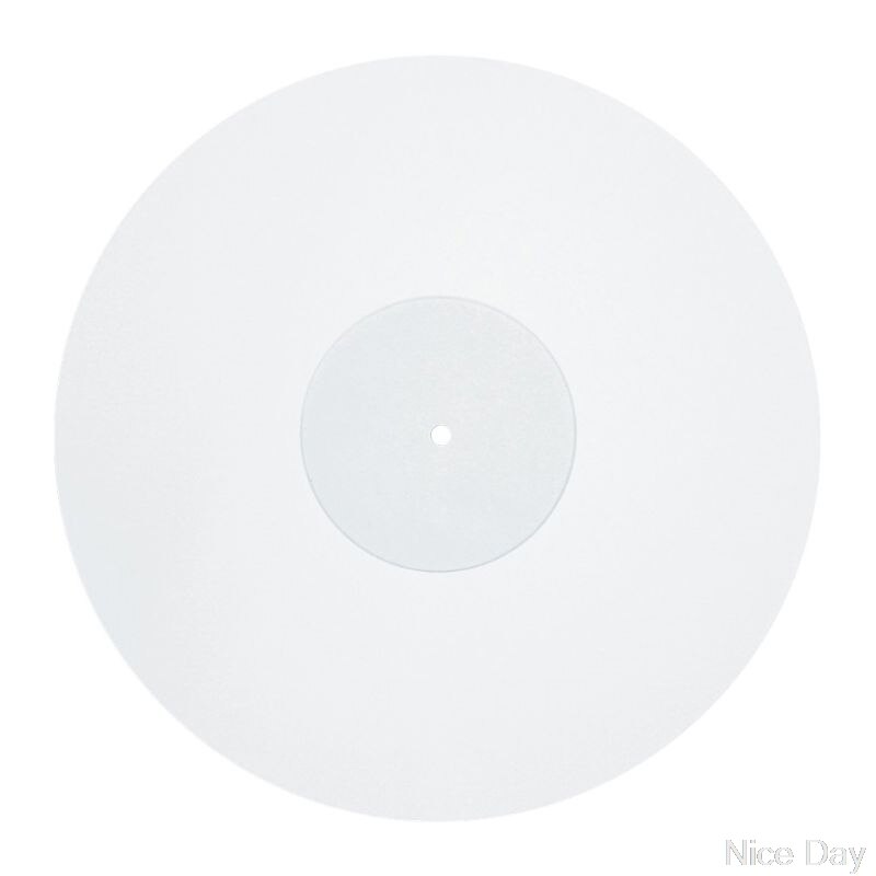 Tapete de gravação acrílica 12 tamanhos 3mm, tapete antiestático lp de vinil para acessórios de fonógrafo, base giratória m27 20, dropship