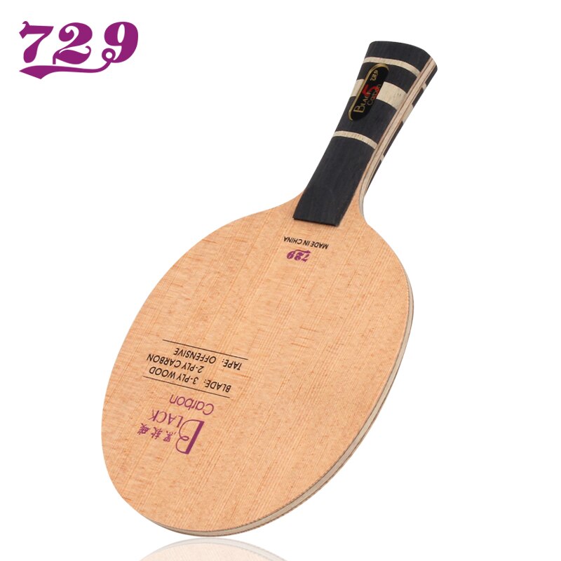 Raqueta de Ping Pong, raqueta de carbono, color negro, azul, amarillo, novedad de 729