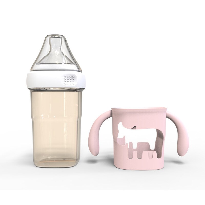 Voedingsfles accessoires bekerset silicagel hulpstuk brede mond standaard mond fles universele voedingsfles