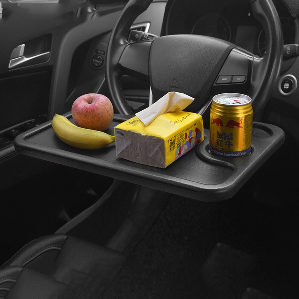 Leepee auto bil bord bil bærbar computer bordholder stativ bil auto bord rat spise arbejde drikke mad kaffe varer bakke