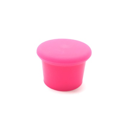 Silicone Wine Beer Champagne Whiskey Bottle Stopper Plug Food Grade Beer Beverage Bottle Caps for Kitchen Gadget Bar Tool: Pink
