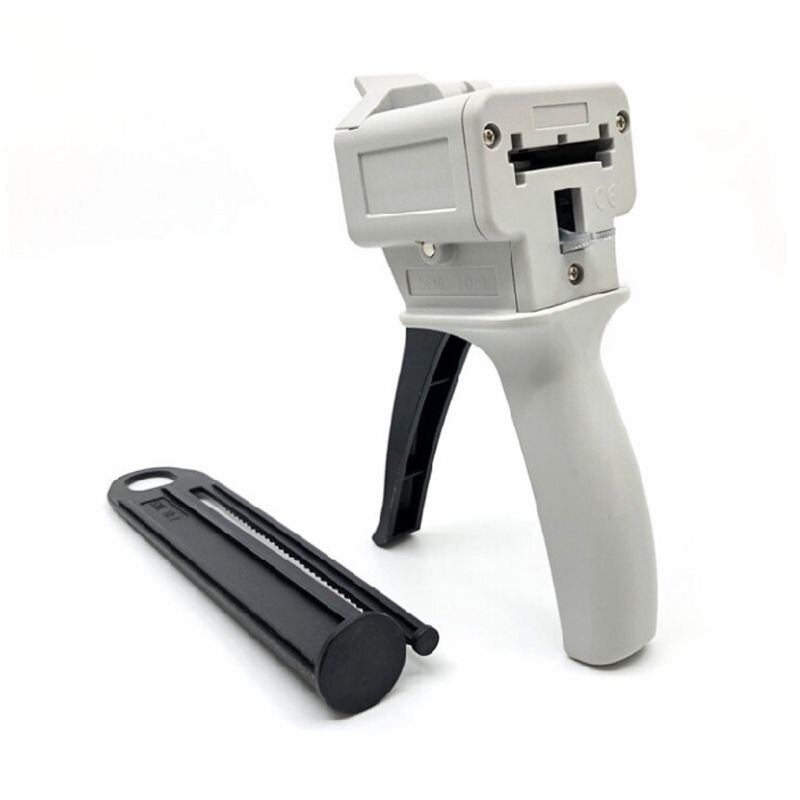 50ml 10:1 Manual Two Component AB Glue Applicator Adhesive Squeeze Dispenser Y5LD