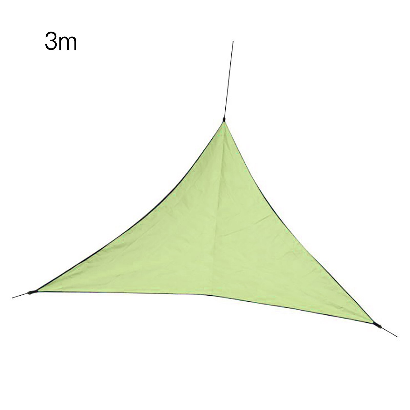 Triangle Sun Shade Awning Canopy Top Cover Waterproof And Sunscreen Backyard UV Courtyard Garden Triangular Outdoor Awnings: Green 3m
