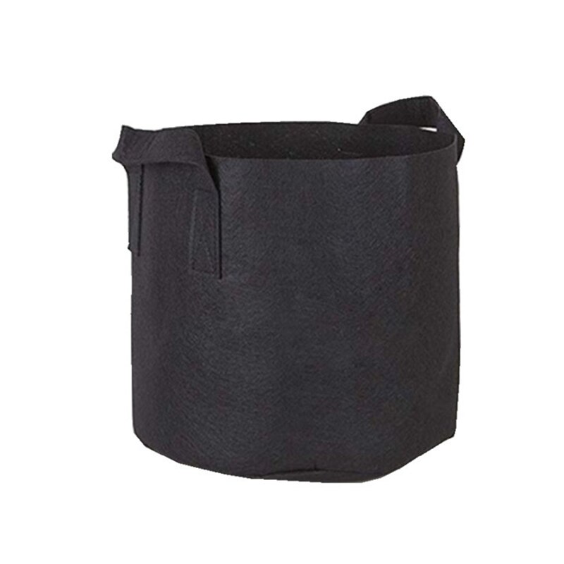 Vaso per piante e fiori Amsterdam ECOPOTS in pvc nero H 15 cm 17 cm
