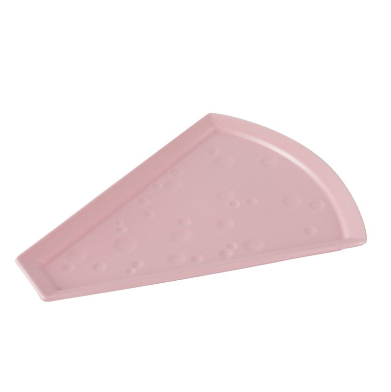 Nordic Creatieve Keramische Geglazuurde Kaas Plaat Effen Kleur Dessert Cake Pizza Distributie Plaat Huis Keuken Benodigdheden
