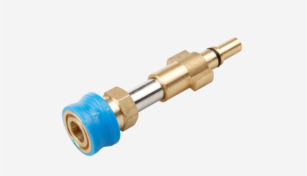 Konverterstik til karcher, bosch, lavor, black decker, nilfisk kew alto fitting  to 1/4 quick release sokkel: Orange