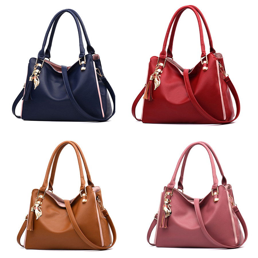 LANLOU Vrouwen tas handtas slanke minimalistische grote capaciteit handtas schoudertas