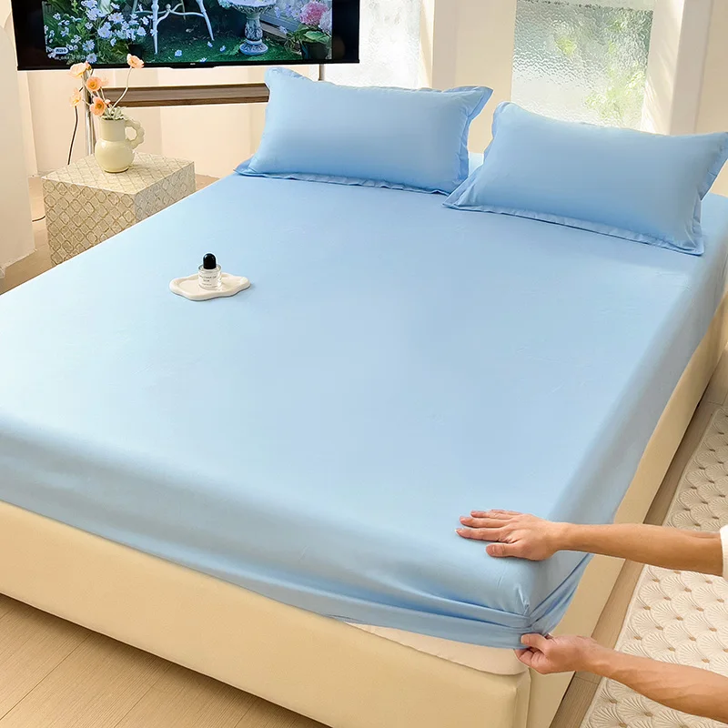 Spannbettlaken mit Gummibändern, luxuriöser Matratzenbezug für Einzelbett, Doppelbett, König-Größe-Bett, Königin-Größe-Bett, 100/120/150/180 (kein Kissenbezug).: 150cm*200cm / verrotten