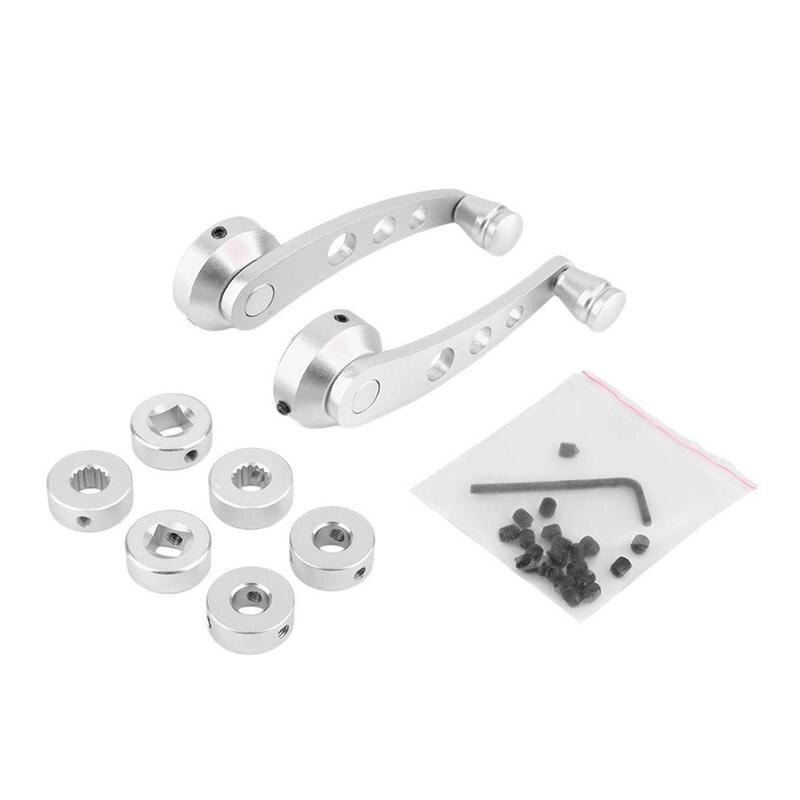 1 Paar Universal Aluminium Car Auto Raambedieningsmechanisme Krukken Deur Glas Handvatten Kit