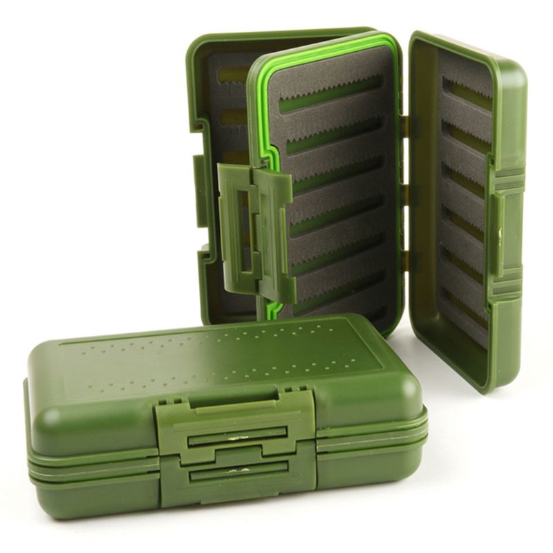 Large Waterproof Fly Fishing Box Double Side Fishing Tackle Suitcase fishing tool