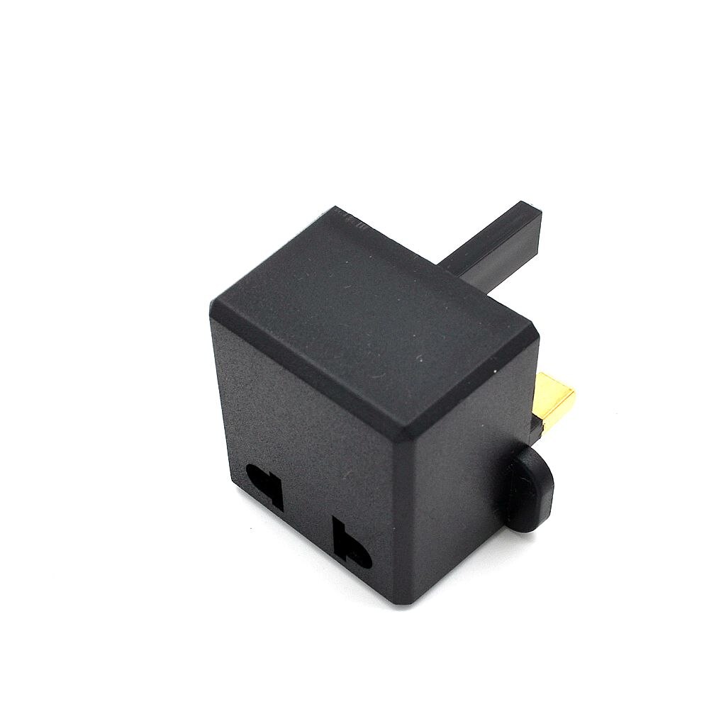 10pcs Euro &amp; US 2 Pin To 3 pin UK Traveller Conversion Plug Adaptor For Malaysia