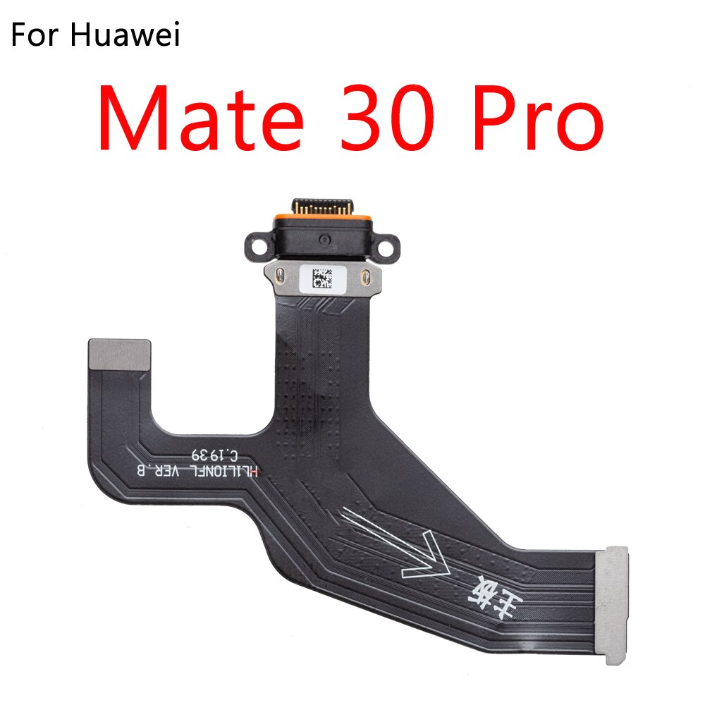 Charging Port Connector Board Parts Flex Cable With Microphone Mic For HuaWei Mate 7 8 9 10 Pro 20 lite: For Mate  30 Pro