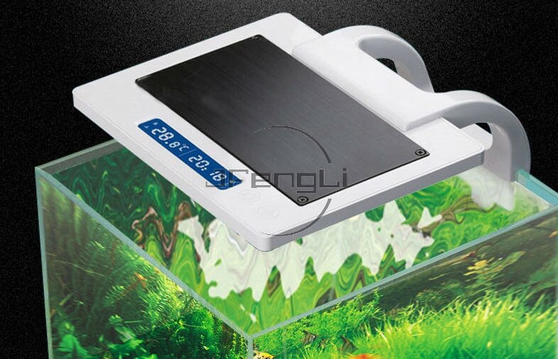 JFENGLI SUNSUN iluminación AD-120, 190, 200, 260, 320 luz LED para acuario planta pescado LED luz con Color blanco y azul