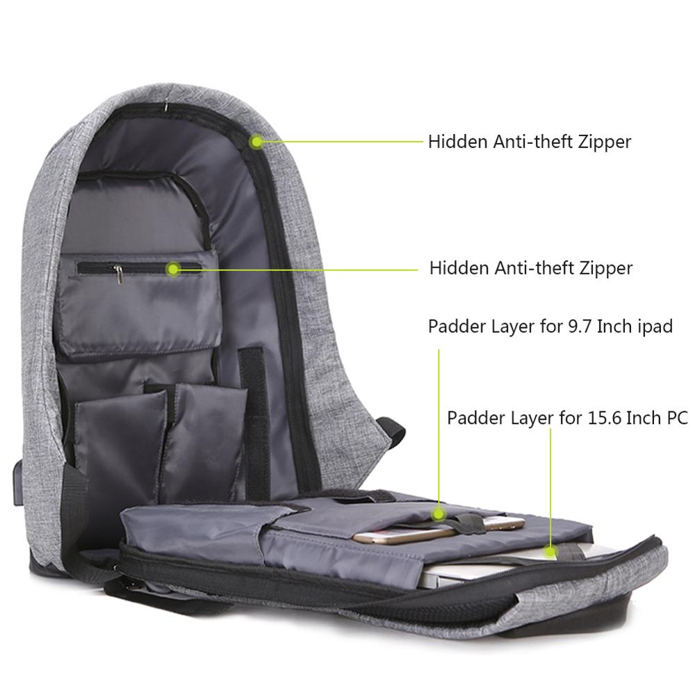 15.6 Inch Laptop Backpack For MacBook Pro 15 Anti Theft 17.3 inch Laptop Bag Backpack Men/Women Oxford Waterproof Notebook Bag