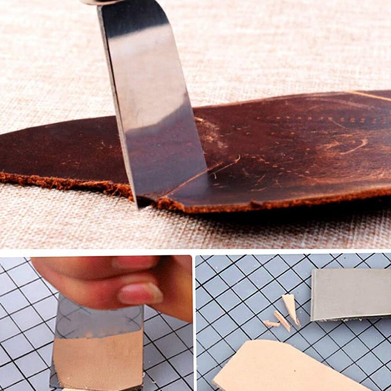 44Pcs Leather Stamping Tools Leather Carving Tool Kit Saddle Making Tools Set for Leather Stamping Carving