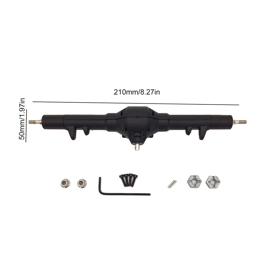 Langlebige verwendung für 1/10 -scale-wltoys 12428 12423 rc auto-ersatzteile hinterachse hintergetriebe zubehörteile
