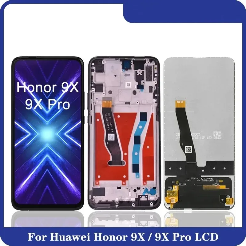 6.59 tuuman huawei honor 9x pro lcd-näyttö kosketusnäyttö digitizer kokoonpano varaosat honor 9x näyttö