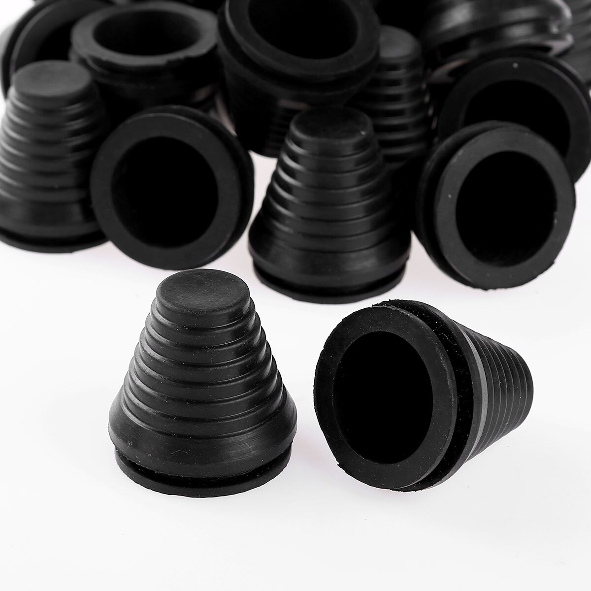 Home Accessories Insulated Rubber Tapered Seal Ring Grommets Inlet Outlet Case Box Plate Wire Cable Protector Plugs Dust Covers