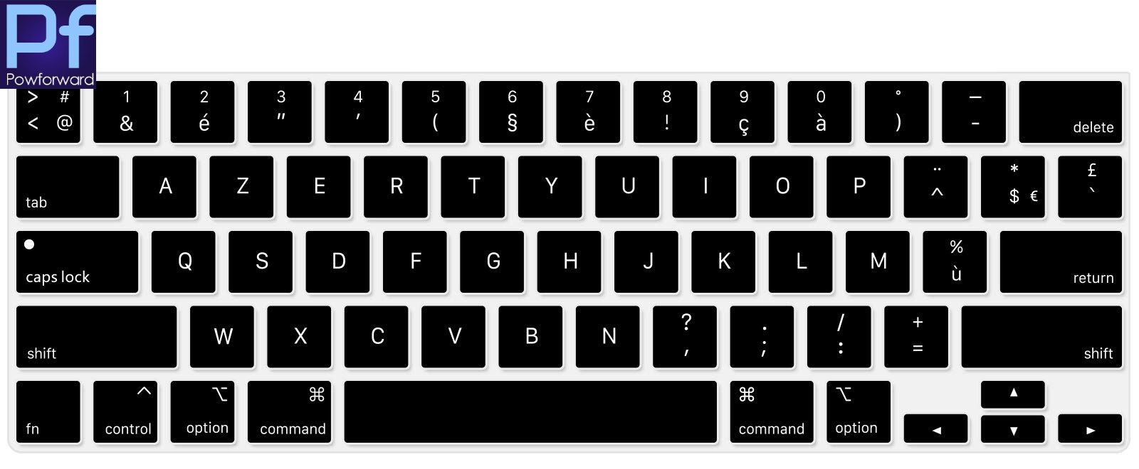 AZERTY Keyboard Cover Skin French Cover Protector for MacBook Pro 13 inch Model A2289 A2251 & Mac book 16 inch Model A2141: French US