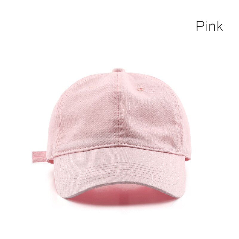 Sleckton Katoenen Baseball Cap Voor Vrouwen En Mannen Mode Snapback Hoed Zomer Casual Zon Caps Soft Top Hoeden Unisex 2022: Roze