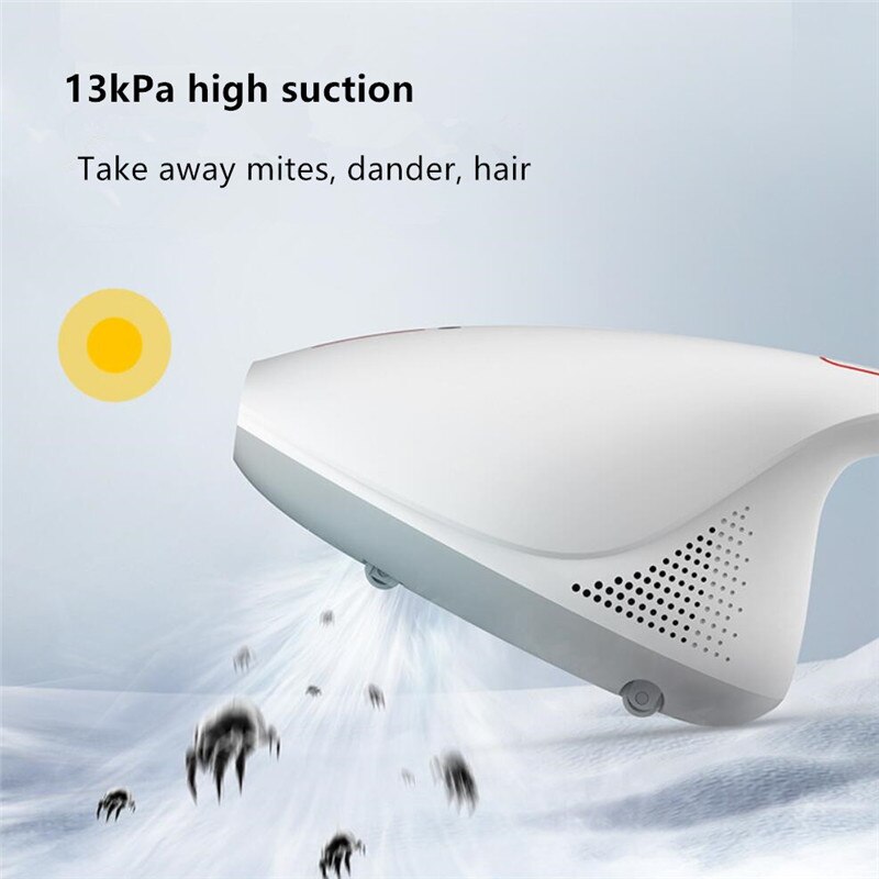 Vacuum Cleaner Handheld Light And Heat Shock UV Lamp Remove Mites Strong Suction Cleaner Instrument
