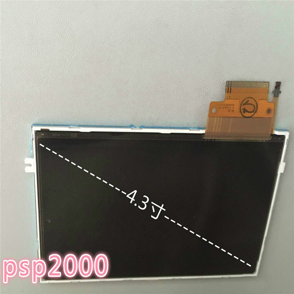 Tela de exibição lcd 4.3 for for para sony playstation console portátil psp1000/psp2000/psp3000 jogo console peças reposição: PSP2000