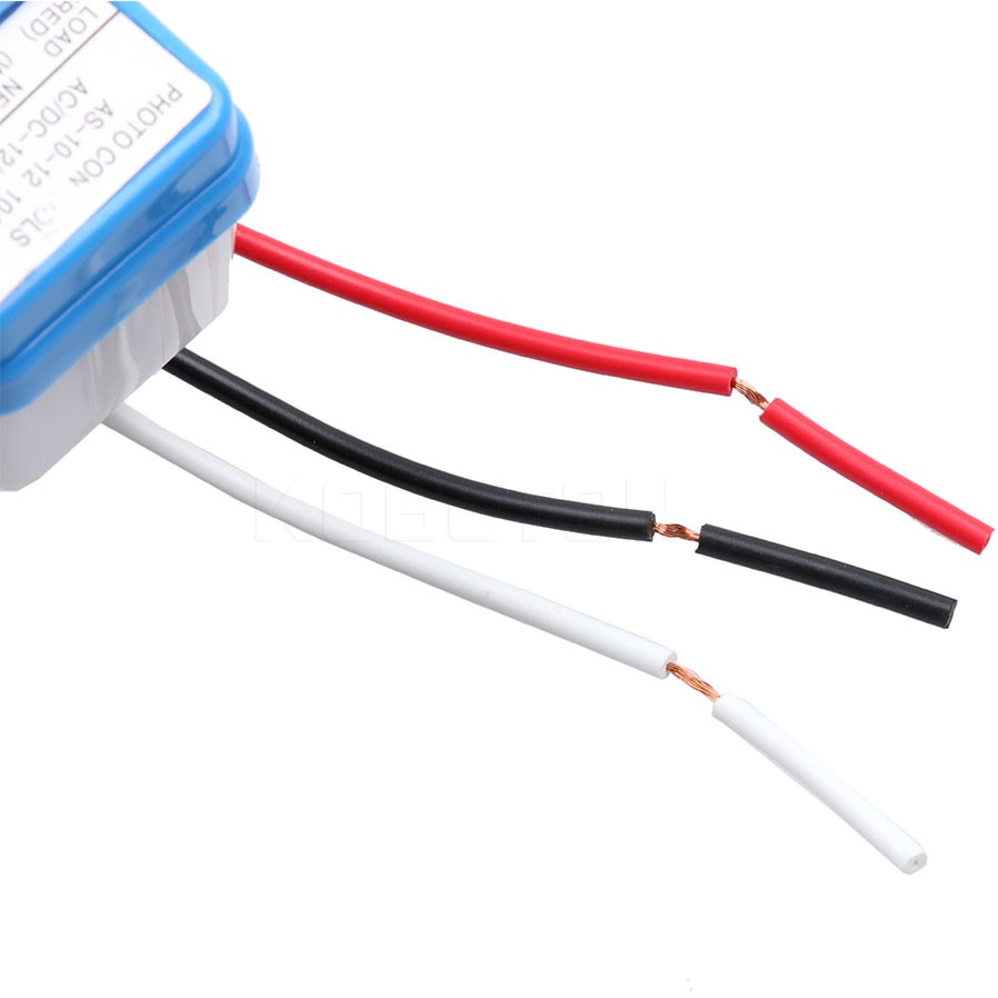 Interrupteur photocellule automatique, 1 pièce, 12V/24V/110V/220V, 50-60Hz, 10a