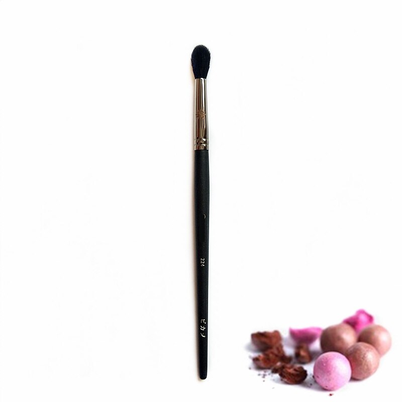 Eye Blending Makeup Brush #224 Soft Goat Hair Tapered Eyeshadow Blender Brush Nose Shading Cosmetic Brush