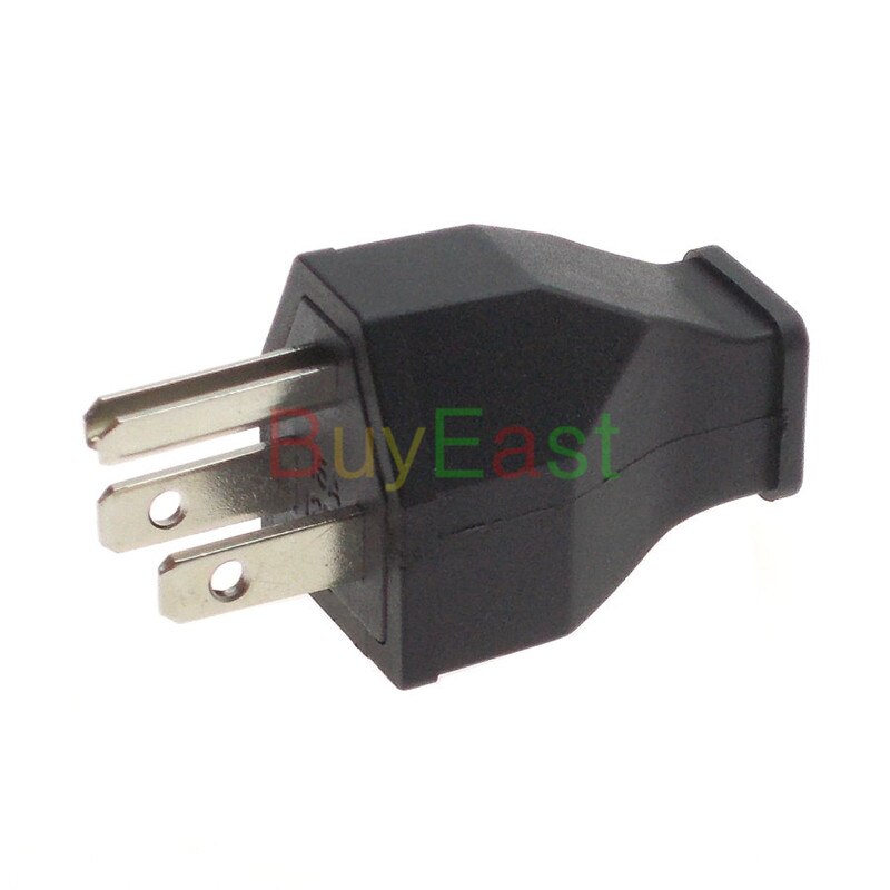 2 x US NEMA 5-15P Plug US Grounded Power DIY Rewireable Plug 250V-15A