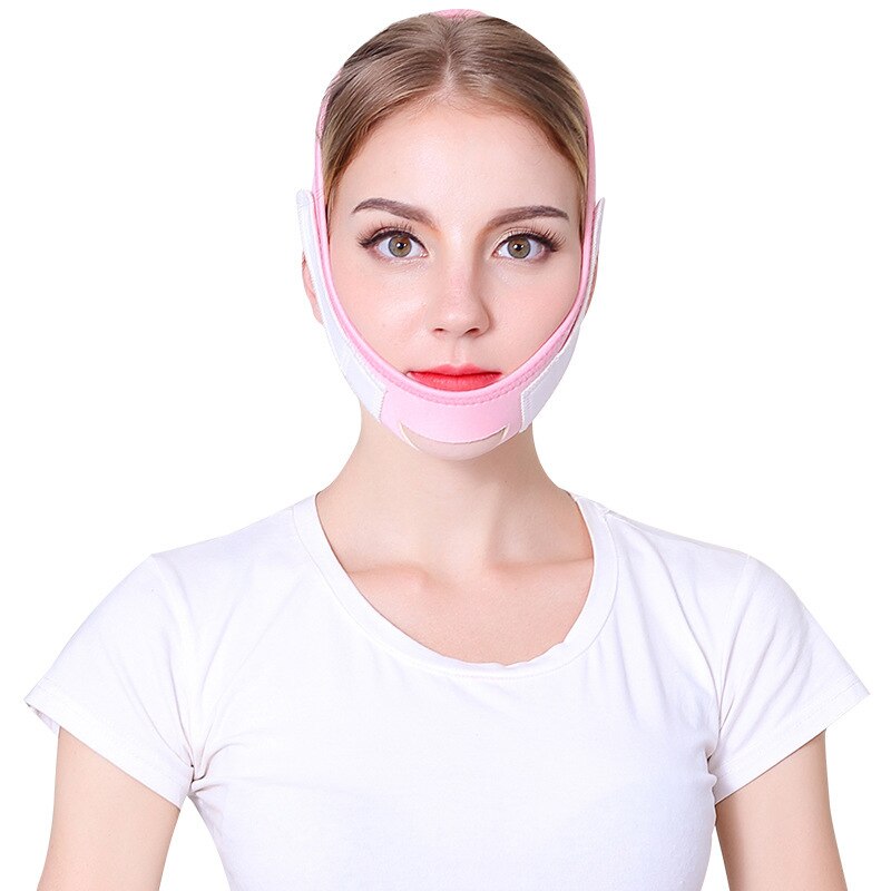 Ansigtsløftningsværktøj tyndt ansigtsbandage maske slankebælte ansigtsbehandling tynd tyggehud dobbelthage hudbælte kvinder anti cellulite